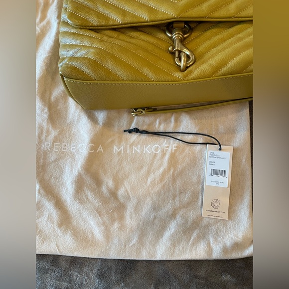 Rebecca Minkoff Edie Flap Shoulder Bag in Ambra - Picture 10 of 12